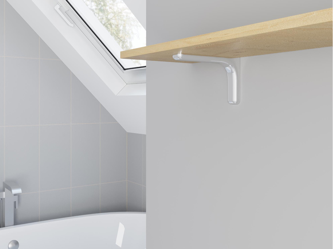 Консоль декоративна GIFF L=180 хром